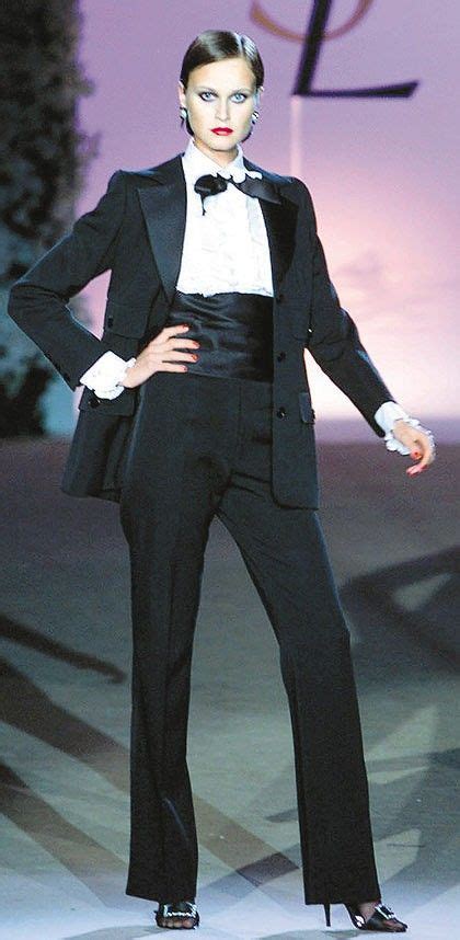 yves saint laurent female tuxedo